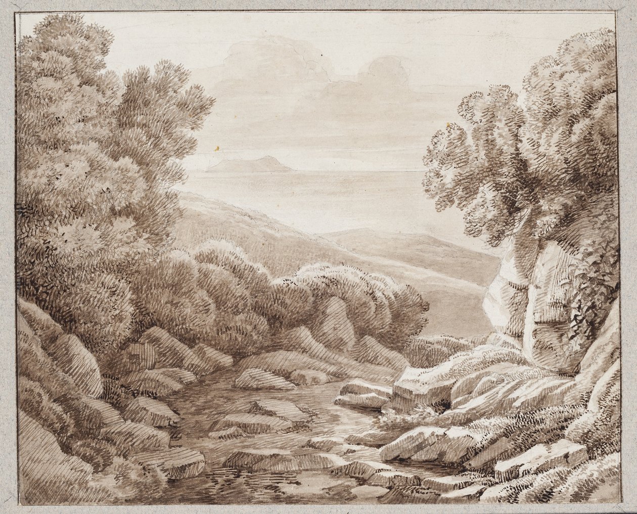 Landscape at Montenero by J.L. Lund