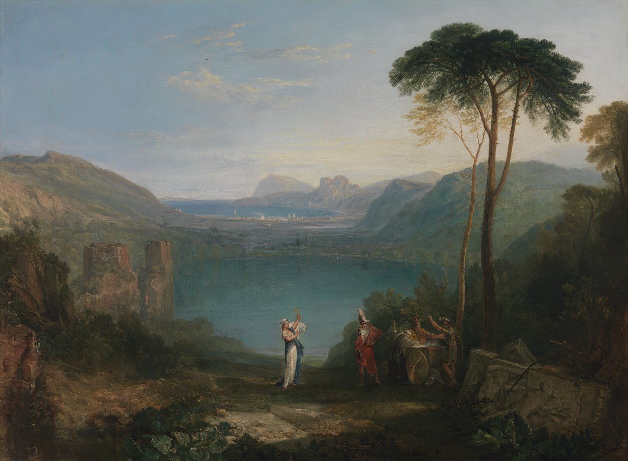 Lake Avernus: Aeneas and the Cumaean Sibyl by Joseph Mallord William Turner