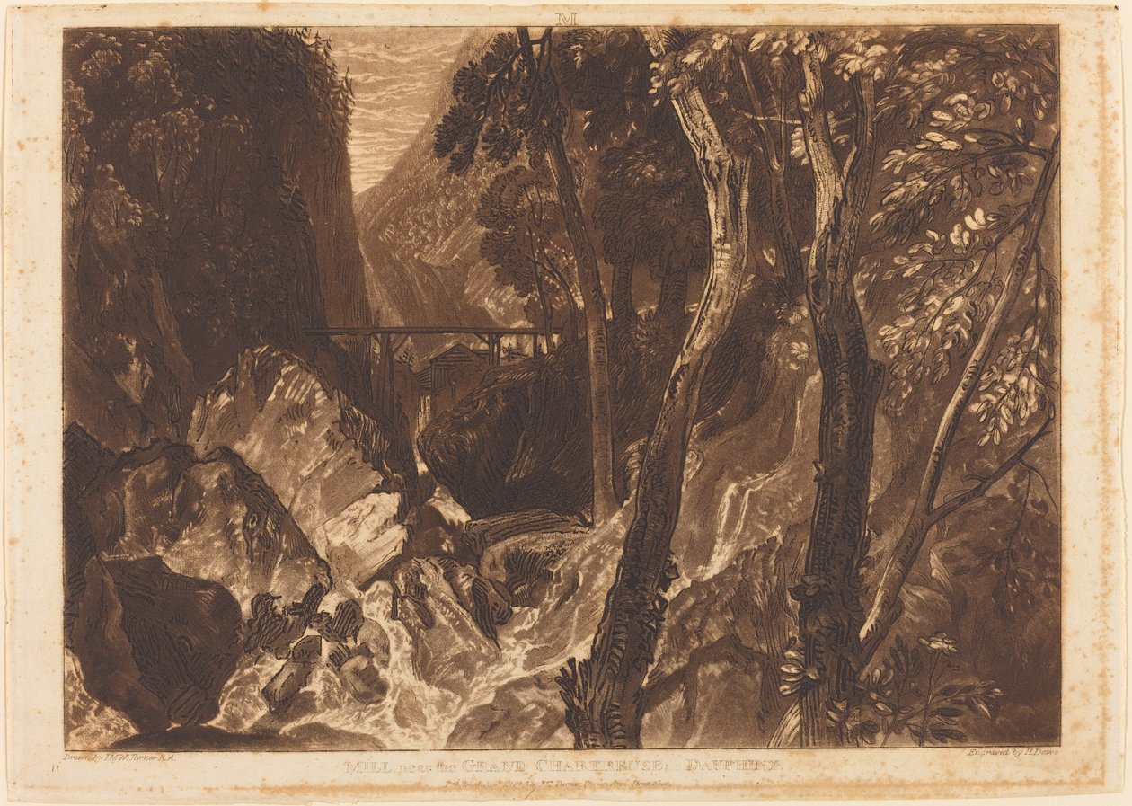 Mill near the Grand Chartreuse by Joseph Mallord William Turner