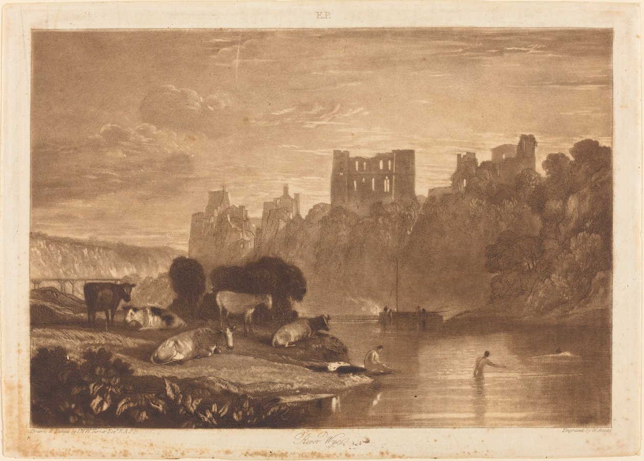River Wye, published 1812 by Joseph Mallord William Turner