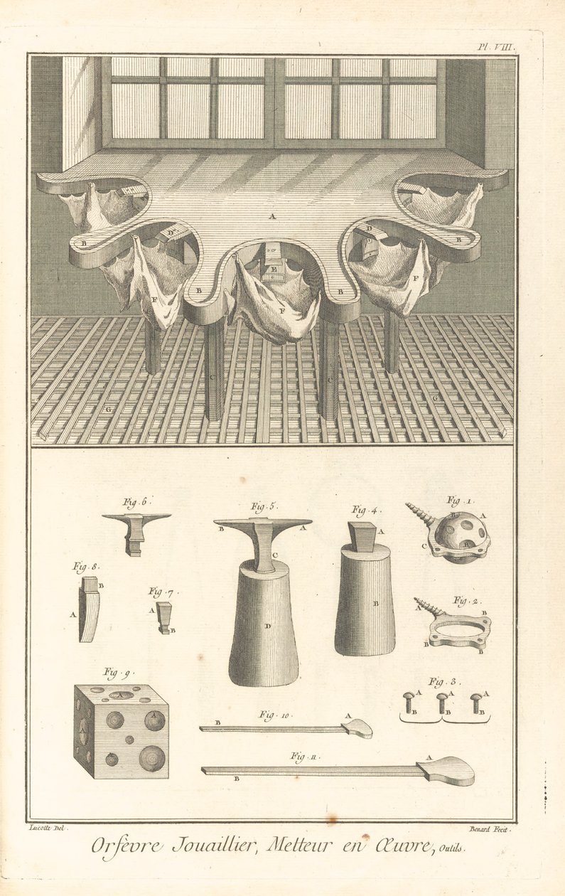 Orfevre-jouaillier, Metteur en Œuvre, Illustration from 