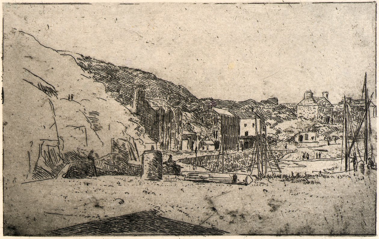 Harbor--Isle of Man by J. Alden Weir