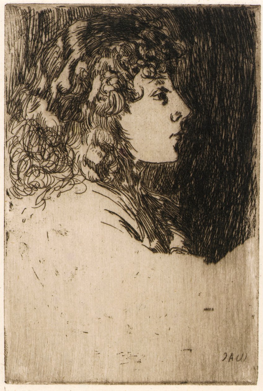 Little Head by J. Alden Weir