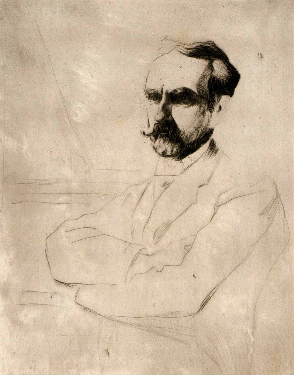 Portrait of Dr. Robert F. Weir by J. Alden Weir
