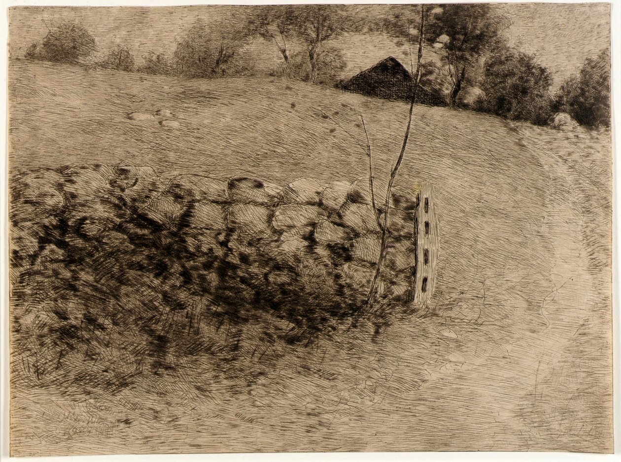 The Barn Lot by J. Alden Weir