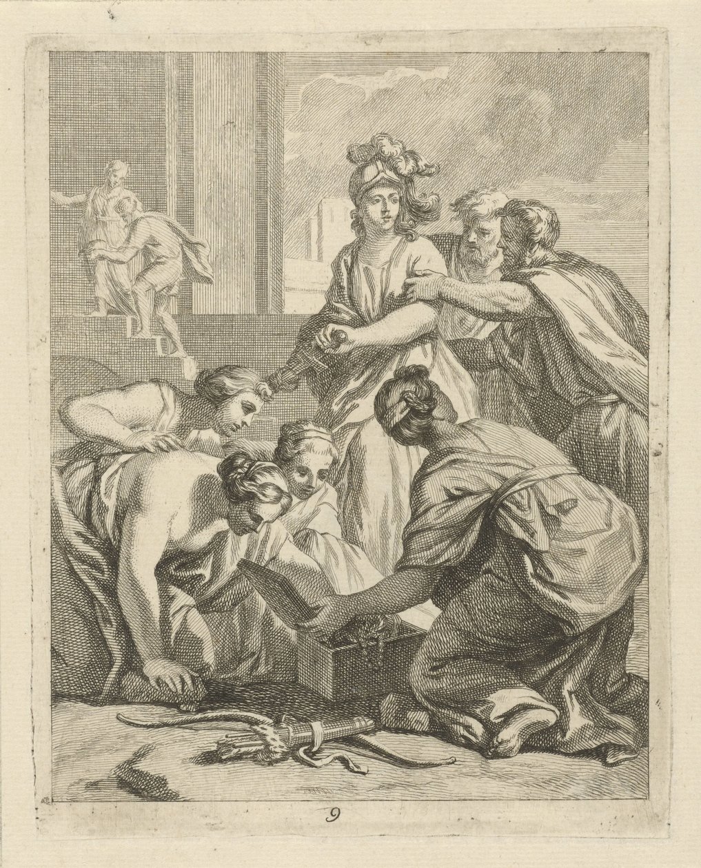 Achilles and the Daughters of Lycomedes (Scenes from the Life of Achilles) by J. Alexander Janssens