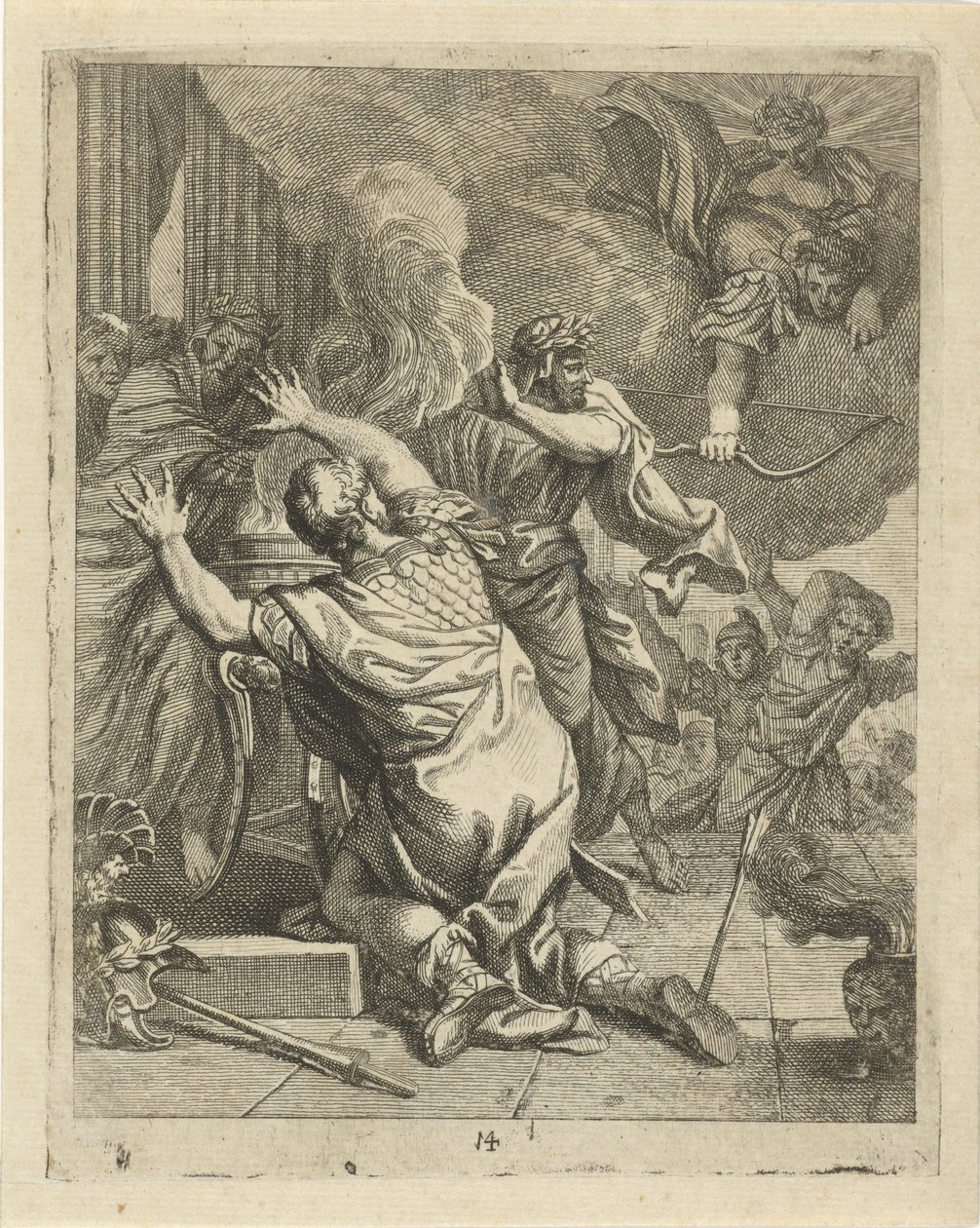 Death of Achilles (Scenes from the Life of Achilles, Vitam et mortem achilli) by J. Alexander Janssens