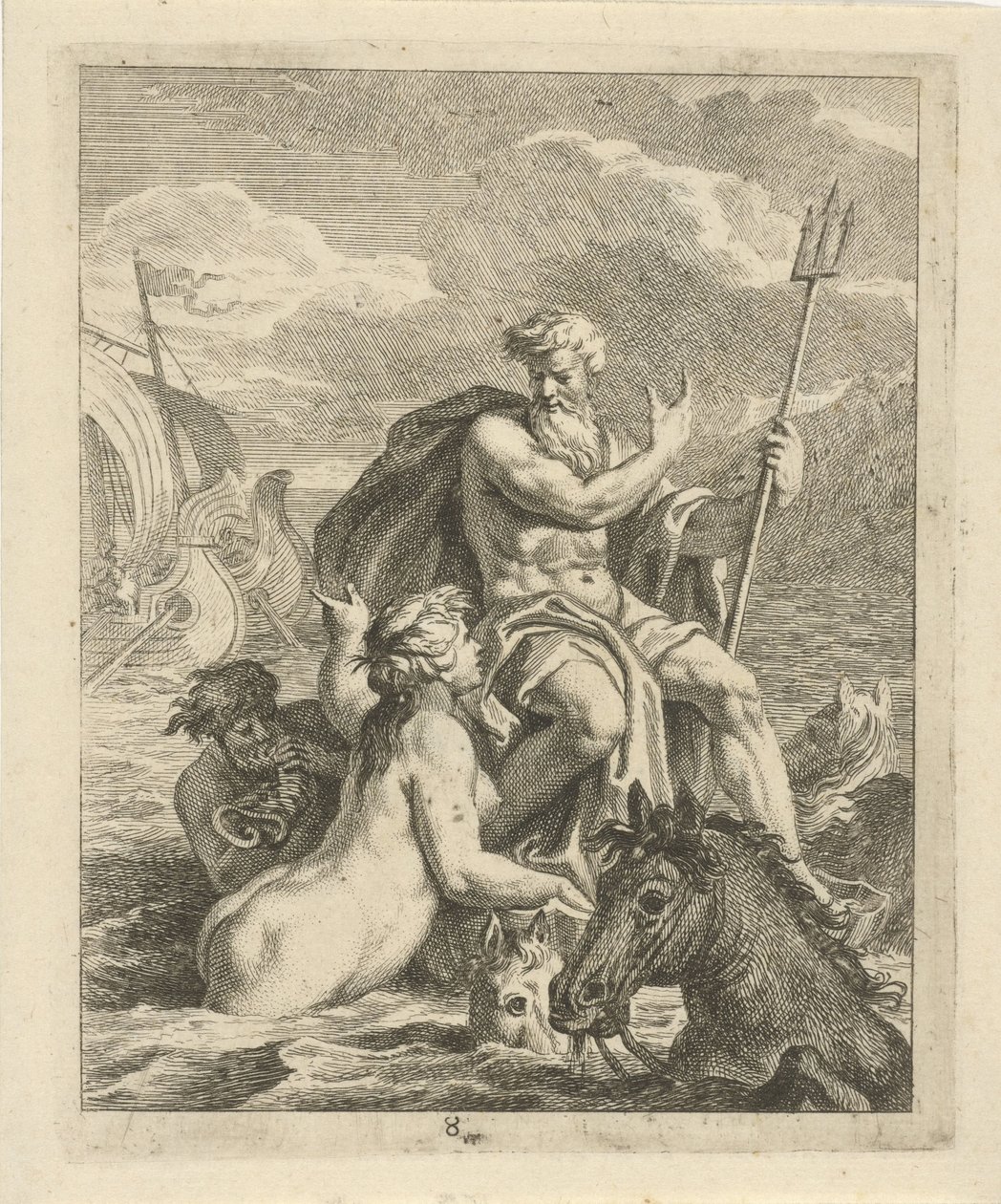 Seascape with Thetis and Neptune (series title: Scenes from the Life of Achilles) by J. Alexander Janssens