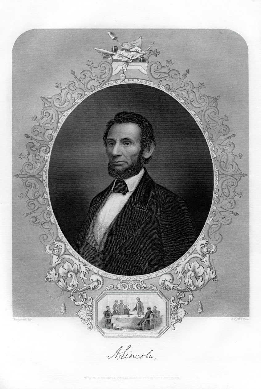 President Abraham Lincoln, American Politician by J. C. McRae