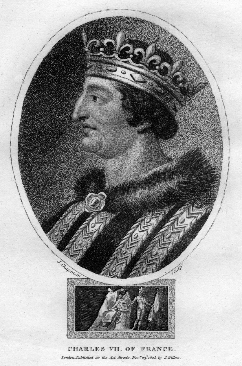 Charles VII, King of France by J. Chapman