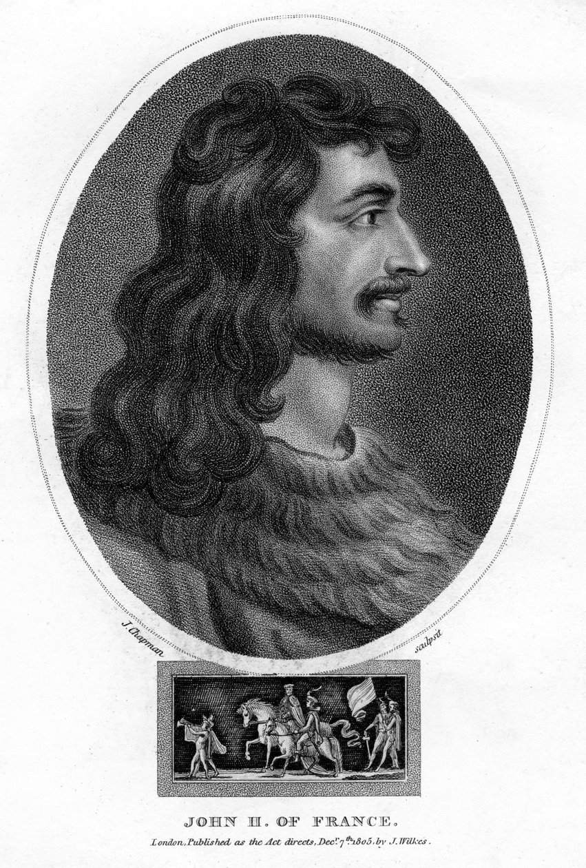 John II, King of France, 1805 by J. Chapman