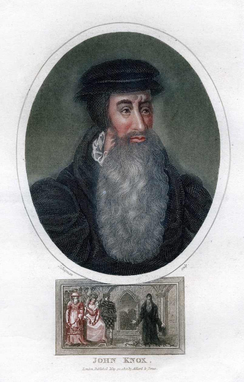 John Knox, Scottish religious reformer, 1812 by J. Chapman