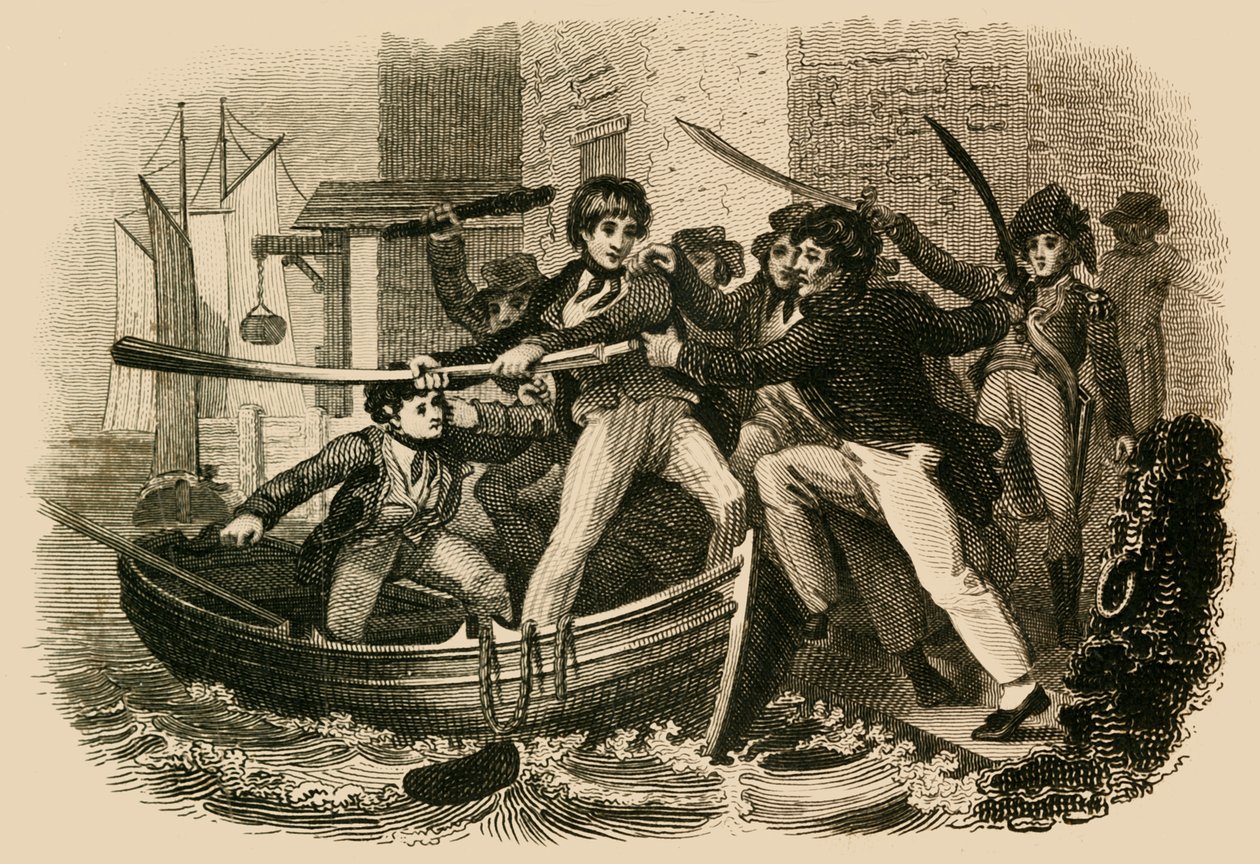 Mary Anne Talbot Resisting A Press Gang by J. Chapman