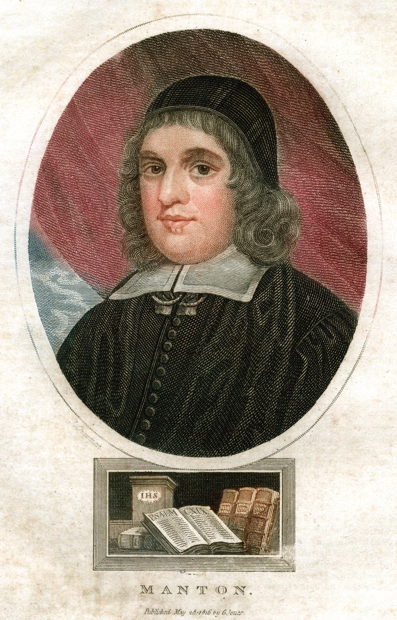 Thomas Manton, Puritan clergyman, 1816 by J. Chapman