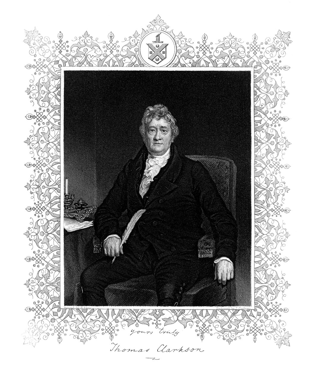 Thomas Clarkson, English politician and anti-slavery campaigner, 19th century by J. Cochran