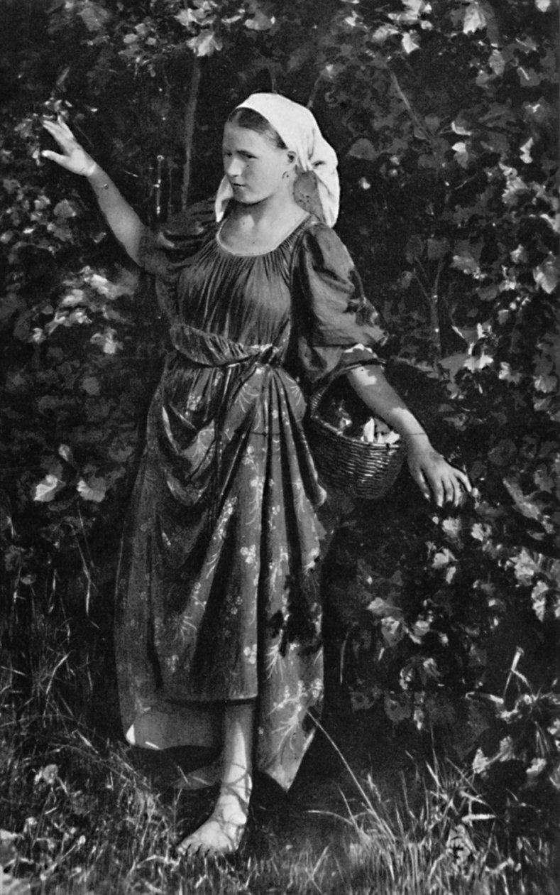 A Russian Peasant Girl, 1912 by J. Daziaro