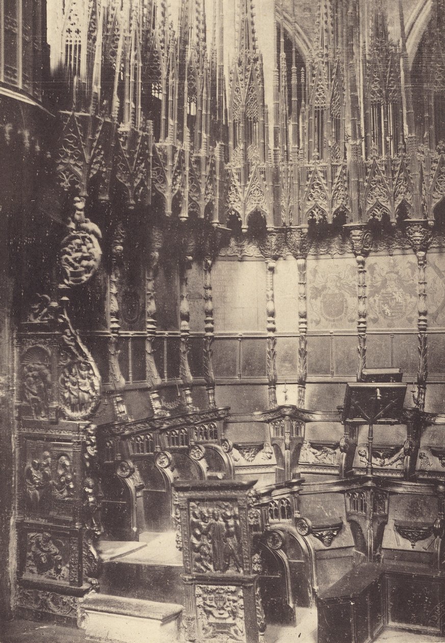 Choir Chairs in Barcelona Cathedral by J. Furnells