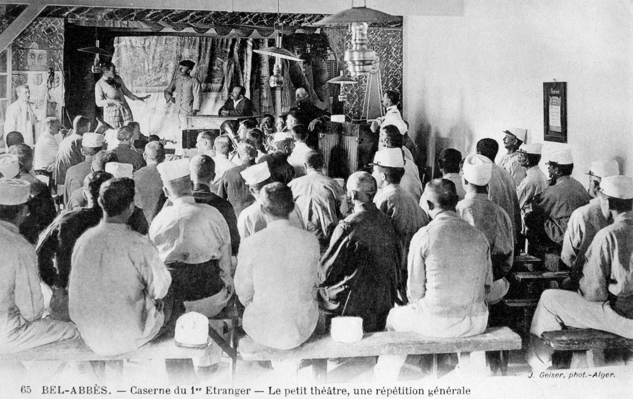 French Foreign Legion, Sidi Bel Abbes, Algeria by J. Geiser