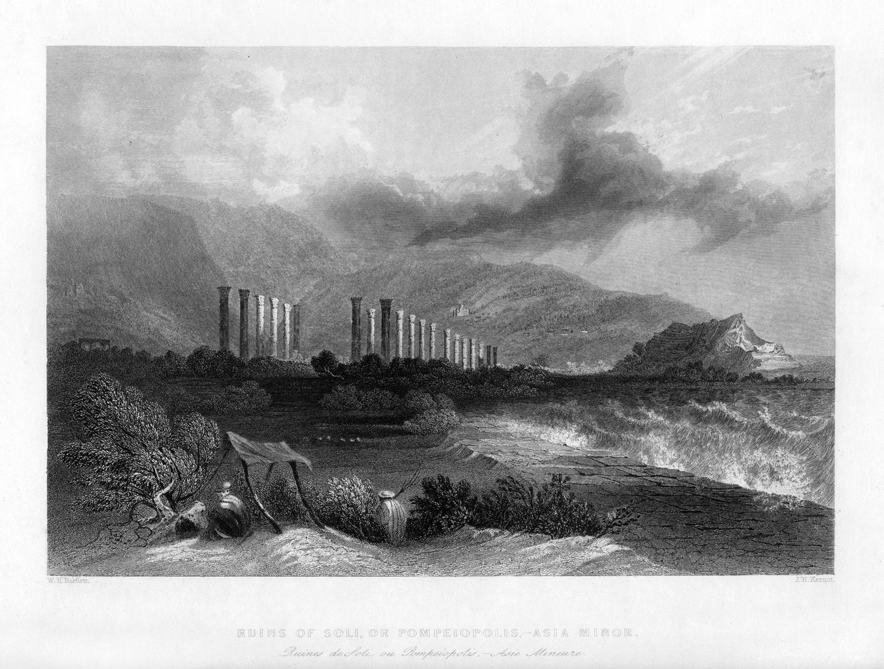 The Ruins of Soli, or Pompeiopolis, Turkey by J. H. Kernot