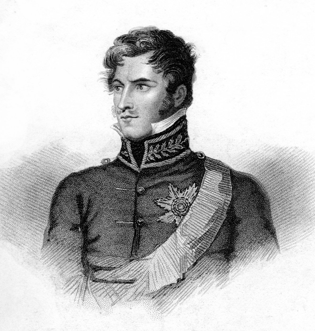 Prince Leopold of Saxe-Coburg-Saalfeld by J. Hopwood