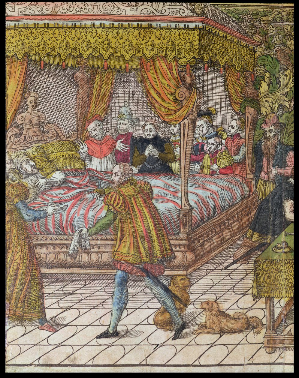 The Death of Henri II (detail) by J. J. and Tortorel, J. Perrissin