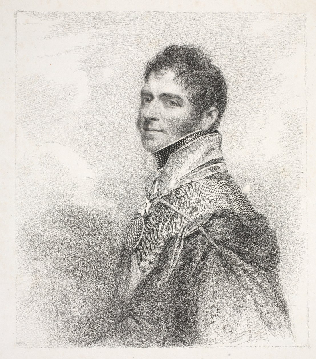 The Most Noble Henry William Paget, Marquis of Anglesey from an original picture by Sir William Beechey, engraved by H. Meyer, pub. by T Cadell by J. Jackson