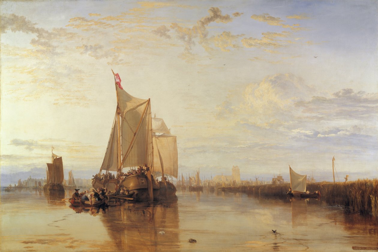 Dort or Dordrecht: The Dort Packet-Boat from Rotterdam Becalmed by Joseph Mallord William Turner