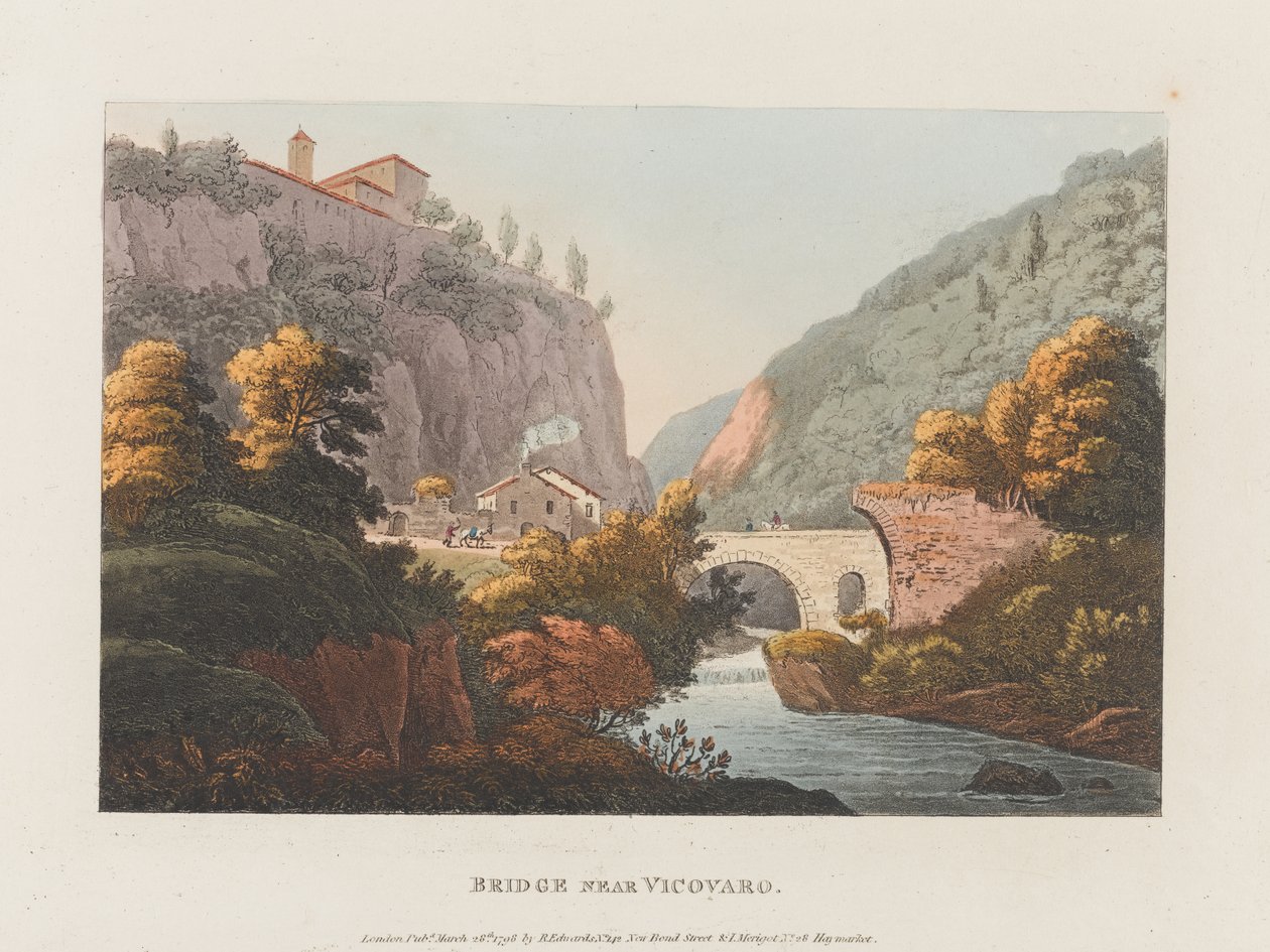 Bridge near Vicovaro by J. Merigot