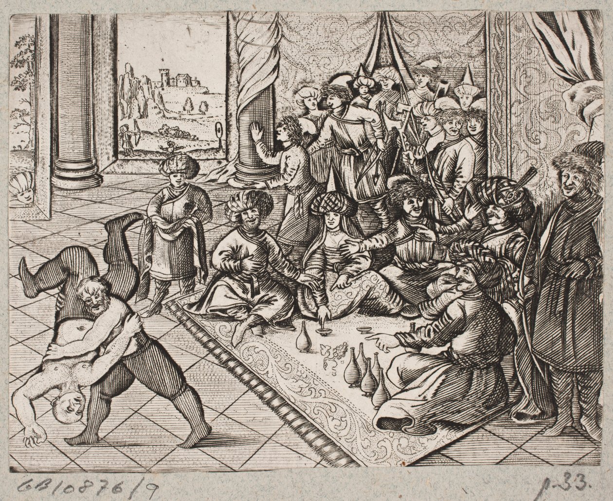 Illustration to Adam Olearius, 