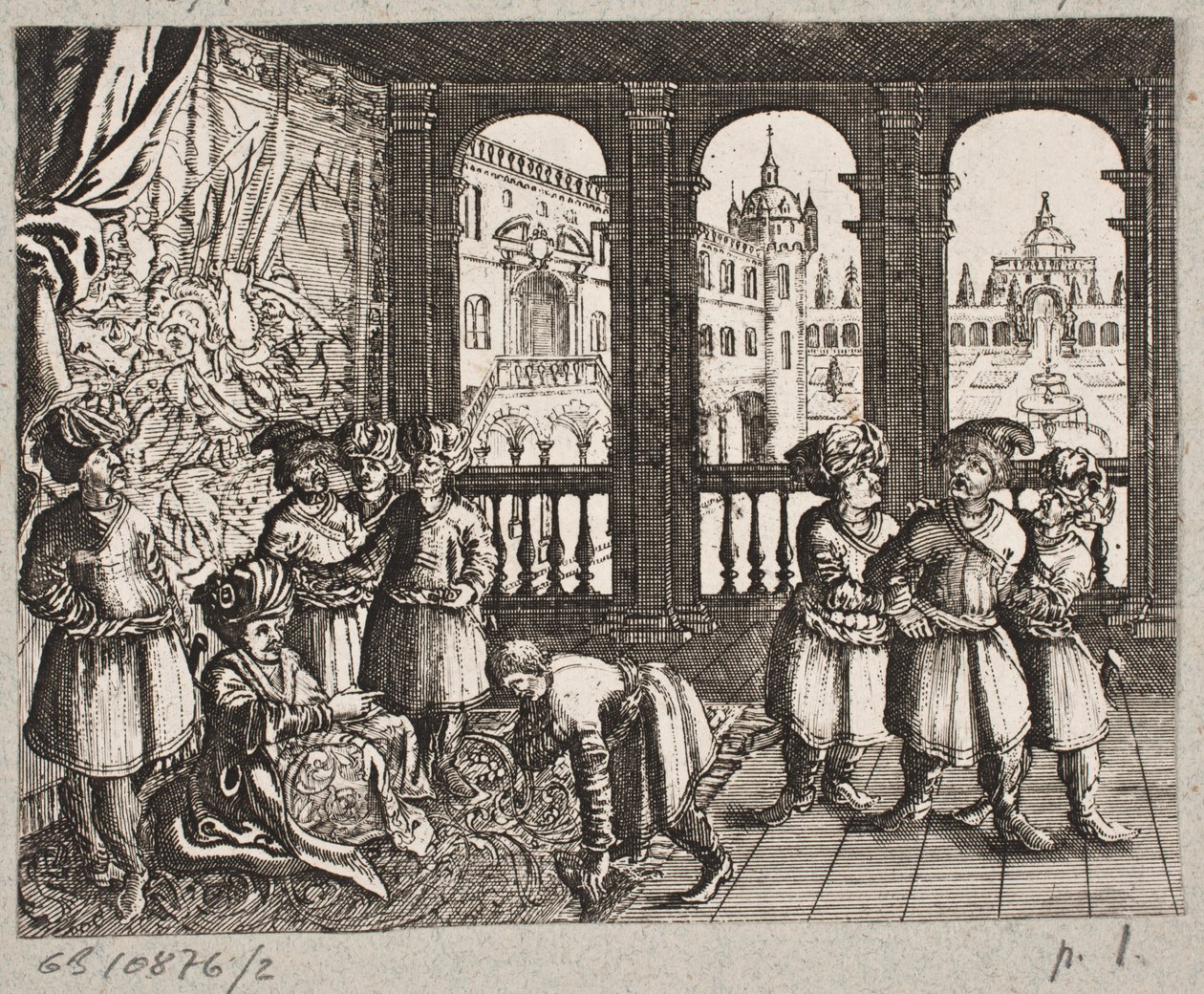 Illustration to Adam Olearius, 