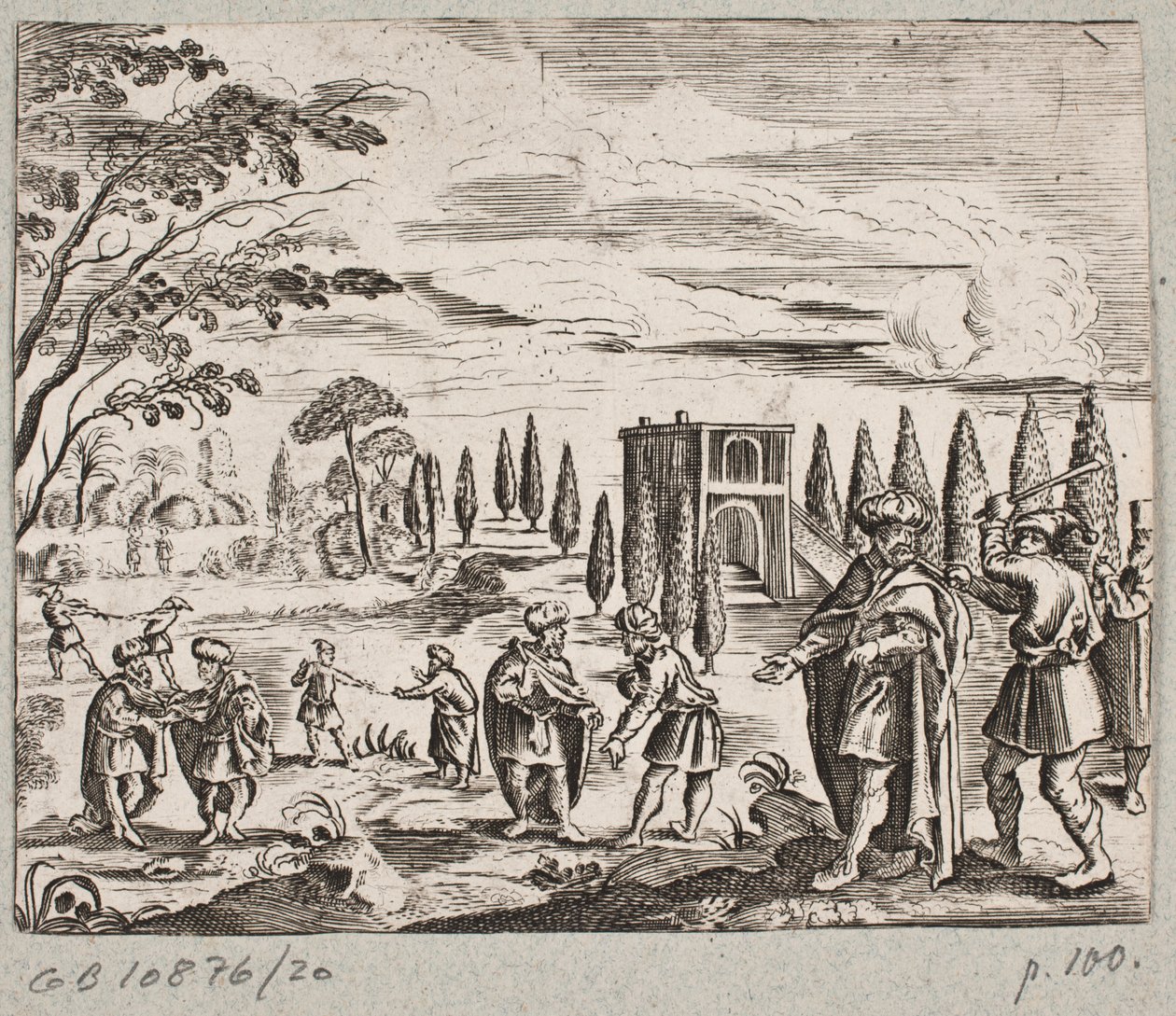 Illustration to Adam Olearius, 