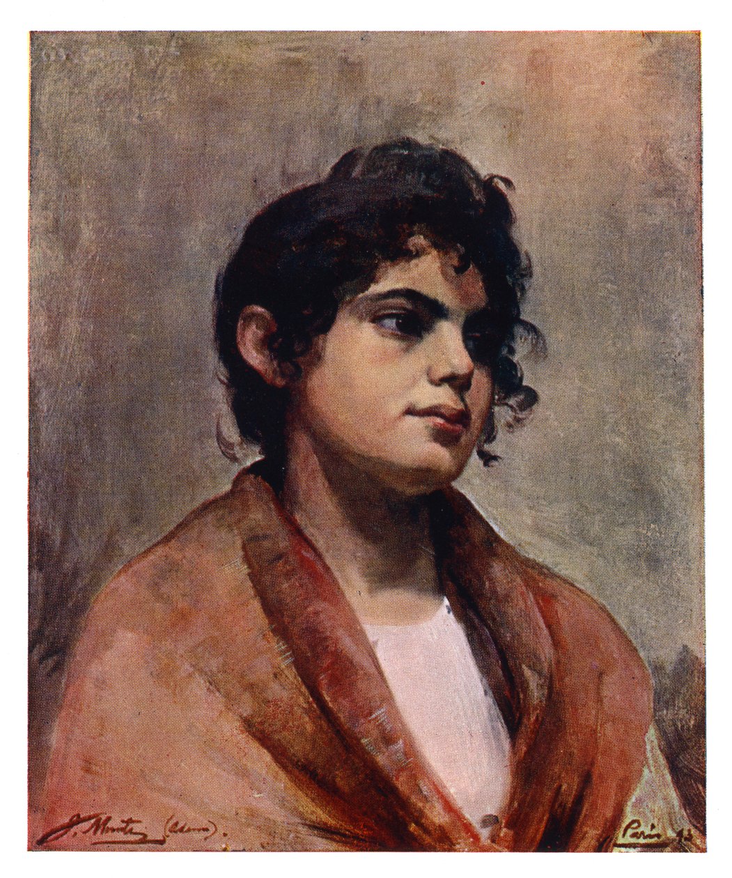 Study of an Italian girl