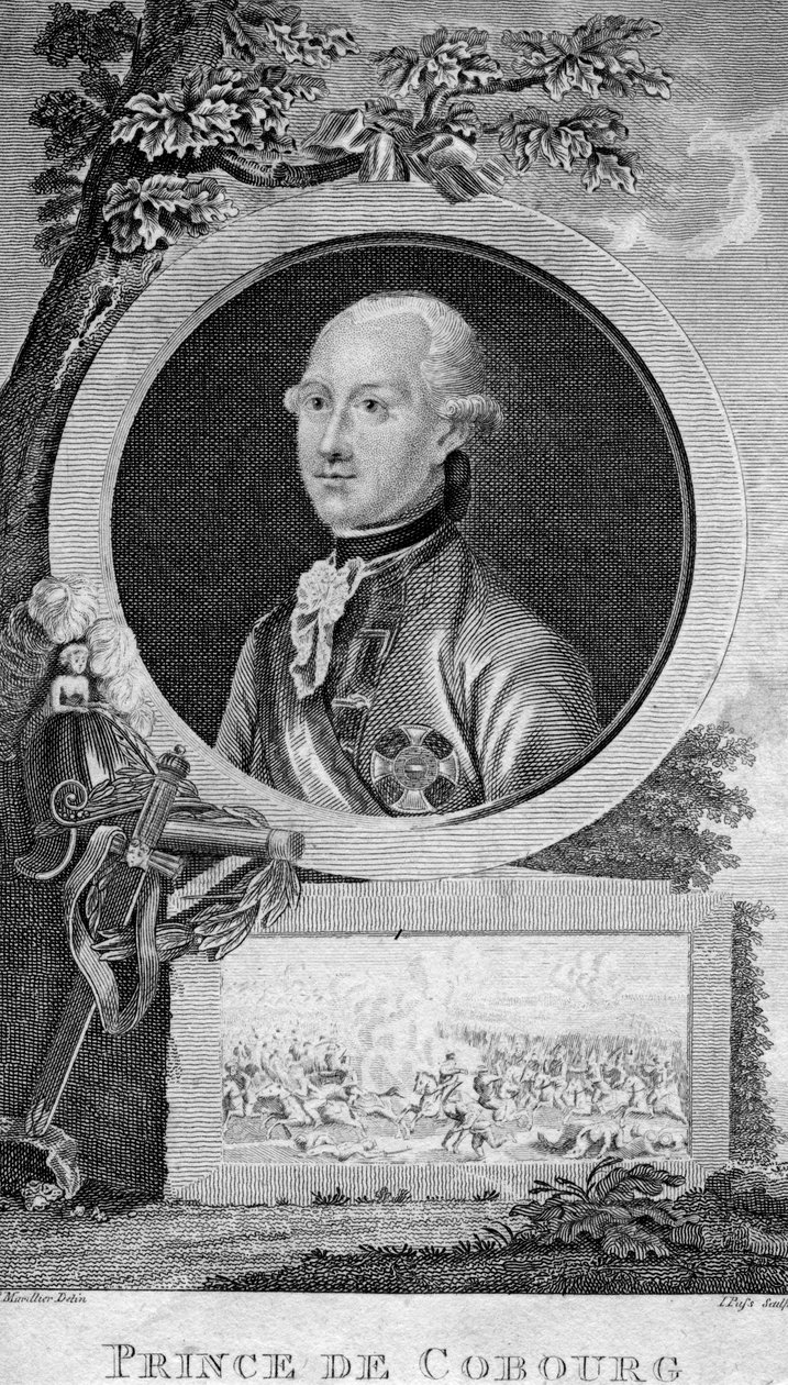Prince Coburg, famous German general of the Holy Roman Empire by J. Pass