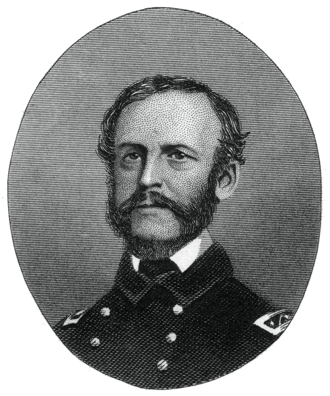 Rear Admiral John Dahlgren, United States Navy by J. Rogers