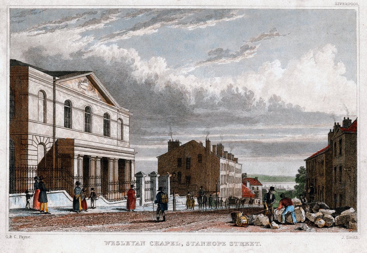 Wesleyan Chapel, Stanhope Street, London, 1830 by J. Smith