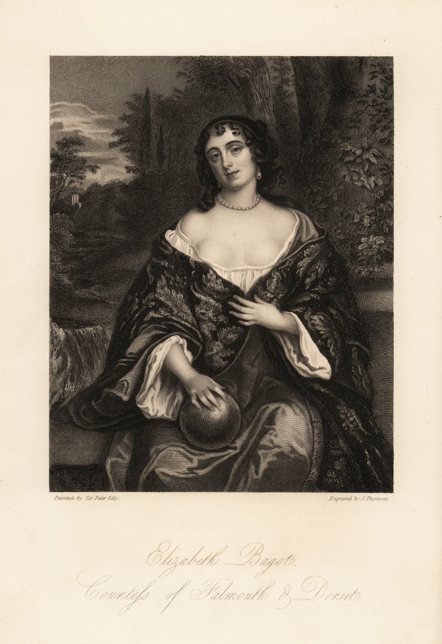 Elizabeth Bagot, or Mary, Countess of Falmouth and Dorset by J. Thomson
