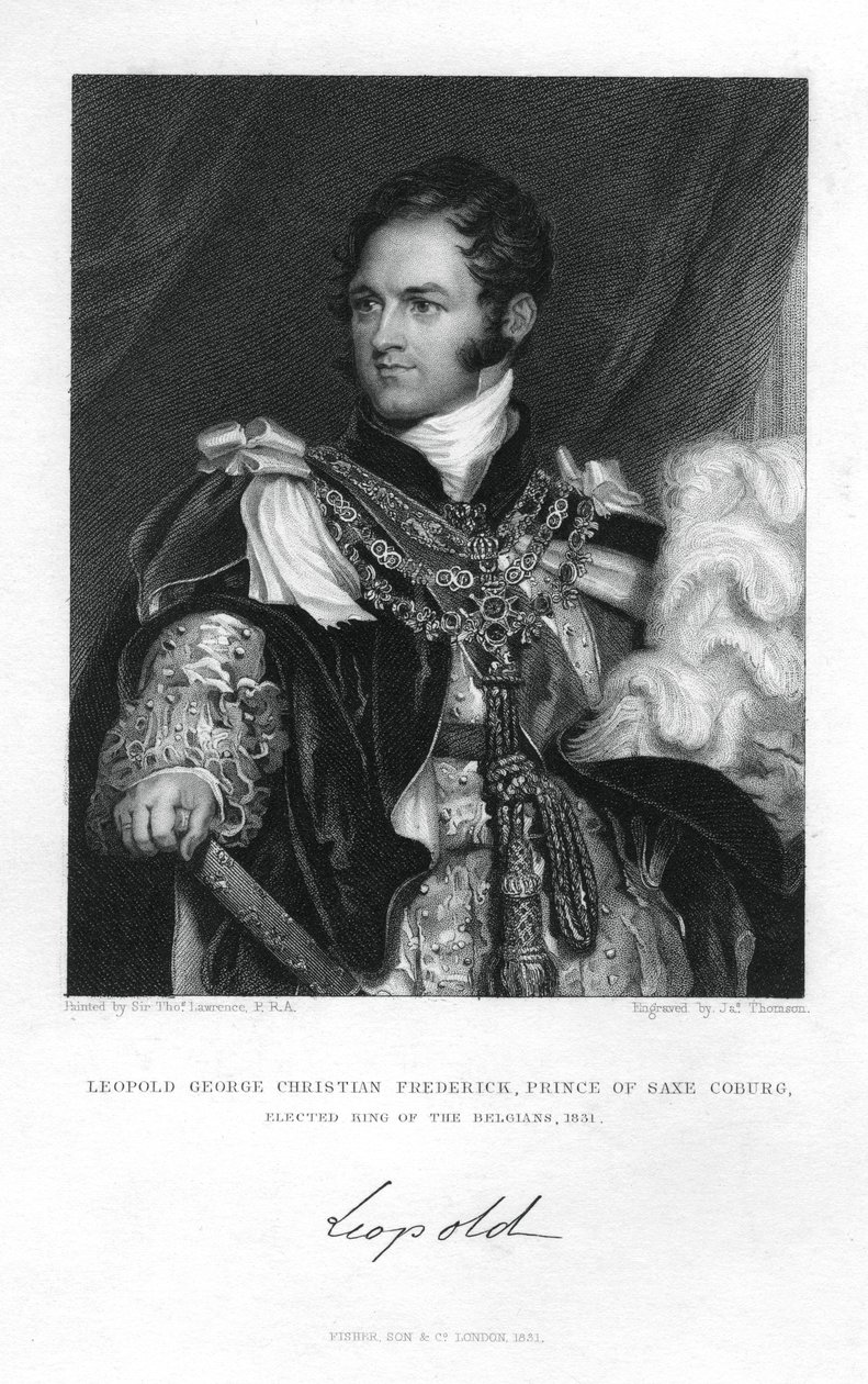 Prince Leopold of Saxe-Coburg-Saalfeld by J. Thomson
