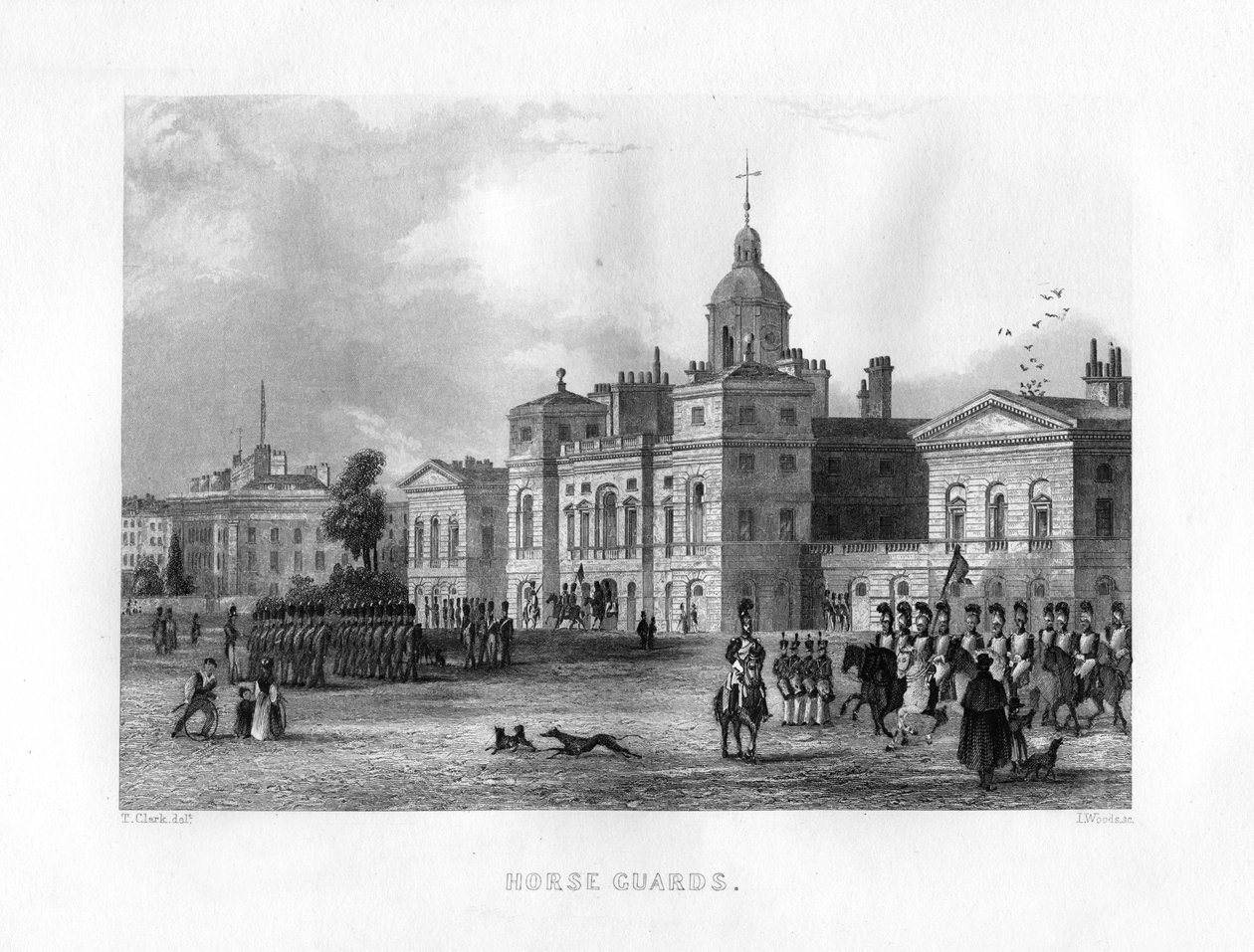 Horse Guards, London by J. Woods