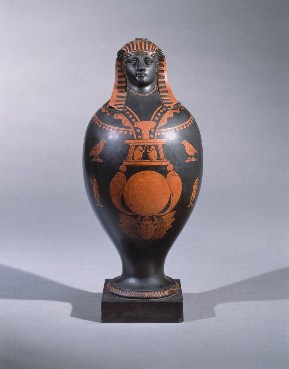 Canopic Jar, from Staffordshire by J. and Bentley Wedgwood
