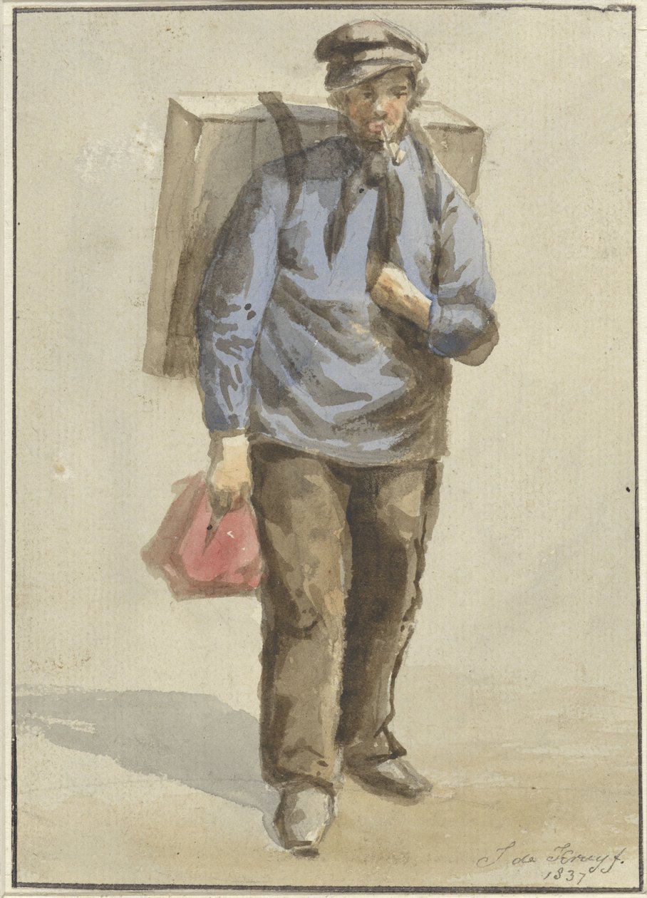 Portrait of Gerrit van Schoorl by J. de Kruyff