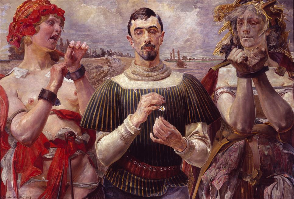 Polish Hamlet - Portrait of Aleksander Wielopolski by Jacek Malczewski