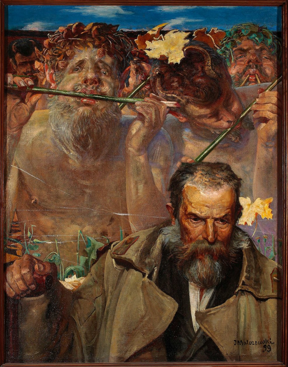 The History of the Song - Portrait of Adam Asnyk by Jacek Malczewski