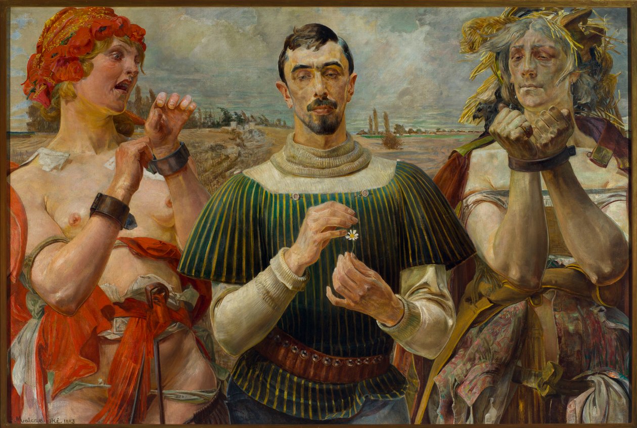 Polish Hamlet - Portrait of Aleksander Wielopolski by Jacek Malczewski