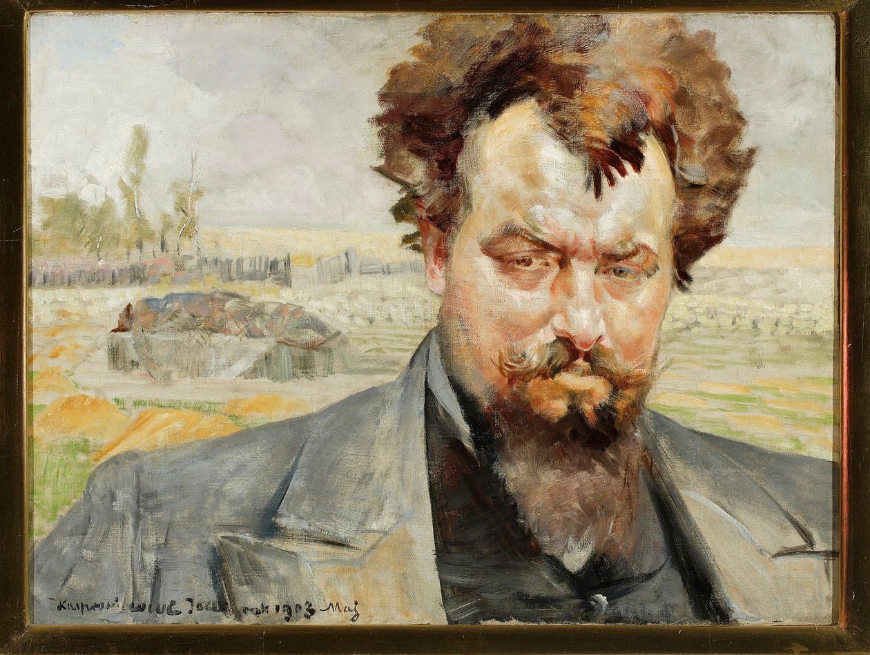 Portrait of Jan Kasprowicz by Jacek Malczewski