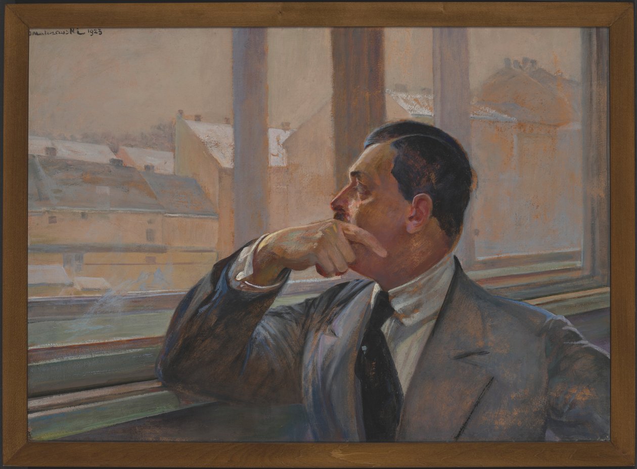 Portrait of Mieczysław Gąsecki by Jacek Malczewski