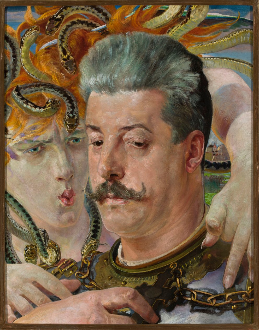 Portrait of Tadeusz Błotnicki with a Jellyfish by Jacek Malczewski