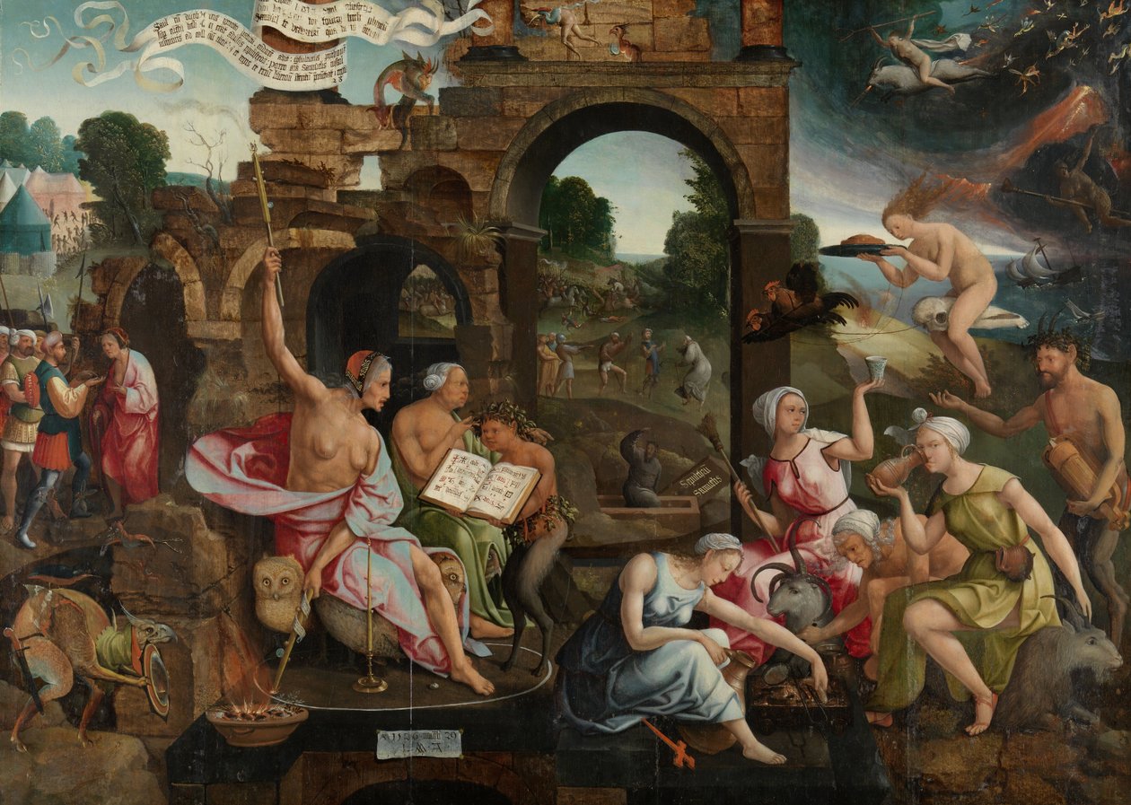Saul and the Witch of Endor, 1526 by Jacob Cornelisz van Oostsanen