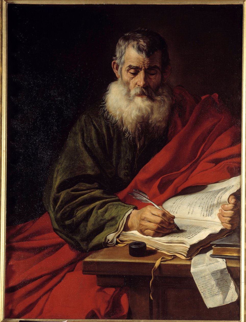 Saint Paul Writing by Jacob Adriensz Backer