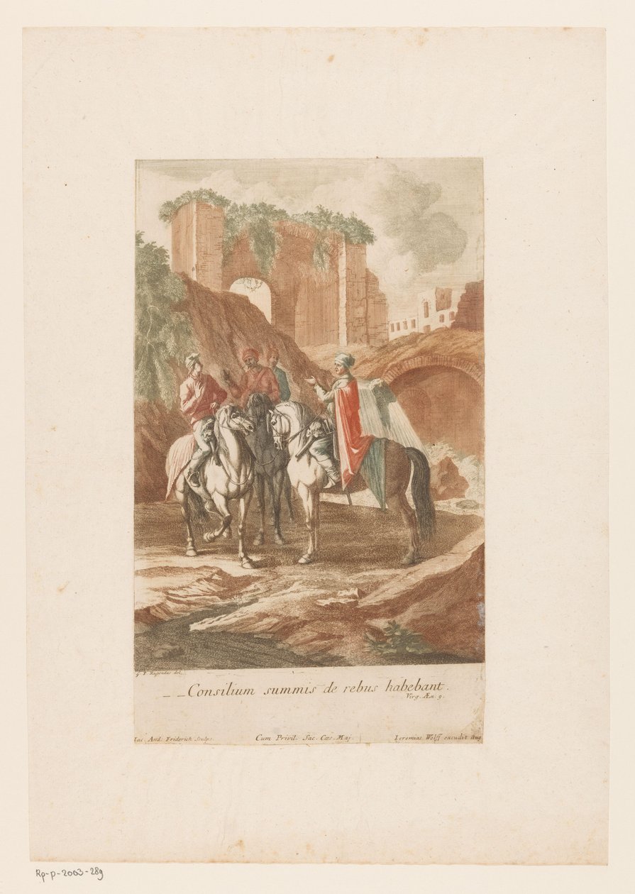 Nightly Consultation of Commanders by Jacob Andreas Fridrich (I)