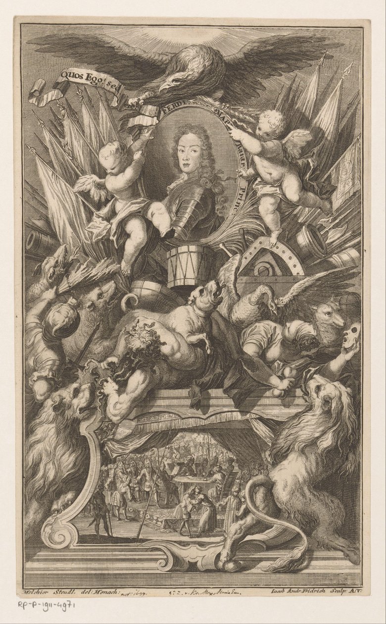 Portrait of Ferdinand of Bavaria by Jacob Andreas Fridrich (I)